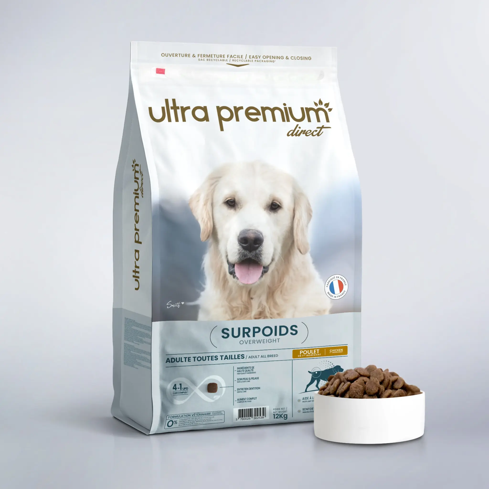 Croquettes UltraPremiumDirect Light Care Stérilisé chien adulte surpoids ultra premium